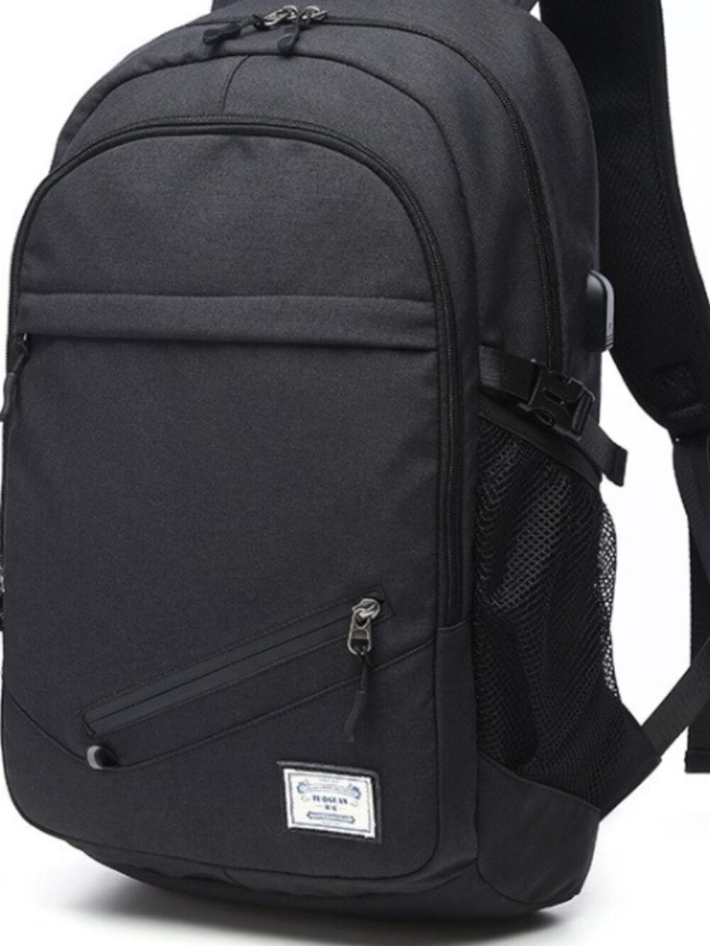 TUGUAN Backpack Laptop Bag with USB Charging Port